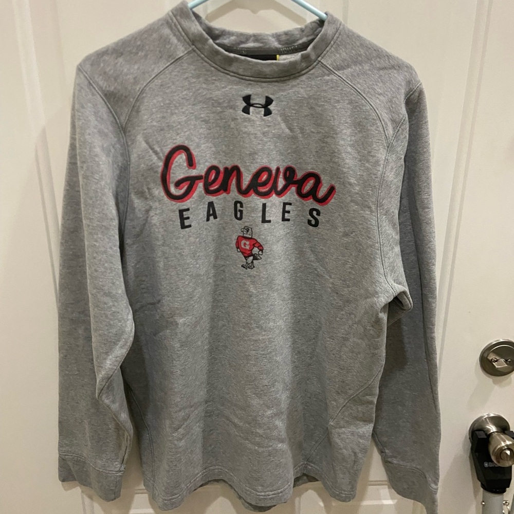 Grey sports crewneck
